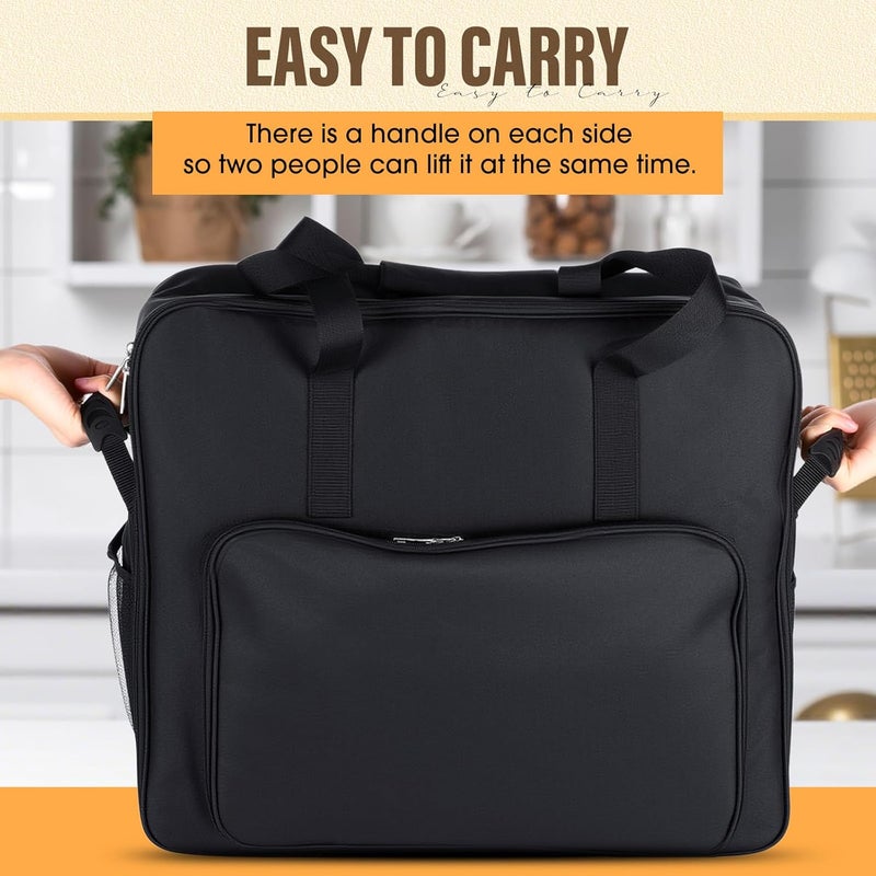 SilTriangle Christmas Carrying Bag Compatible with Ninja Slushi Slushie Machine Fs301 Portable Outdoor Frozen Drink Maker Travel Bag with Front-opening Design Carrier Case - Image 4
